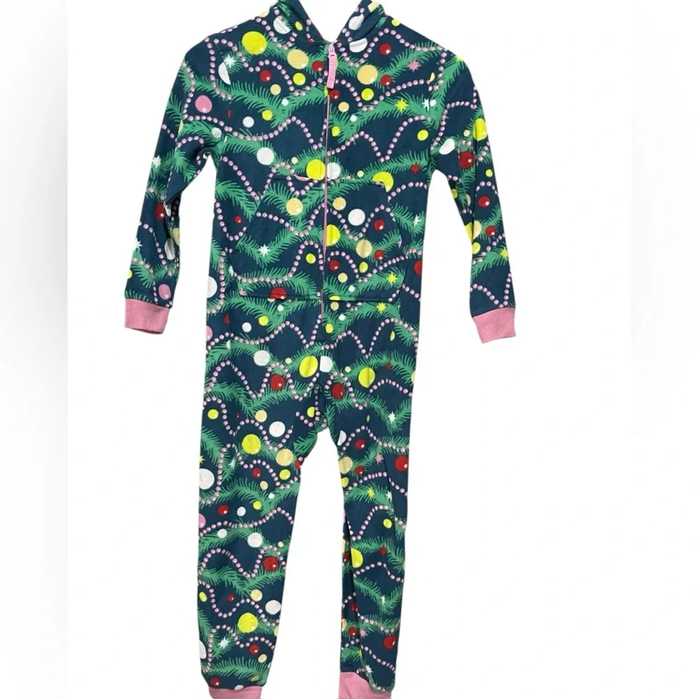 Cat & Jack‎ Girls' 'Christmas Tree' Union Suit